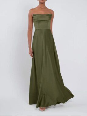 Jenny Yoo Cecile Dress - Olive
